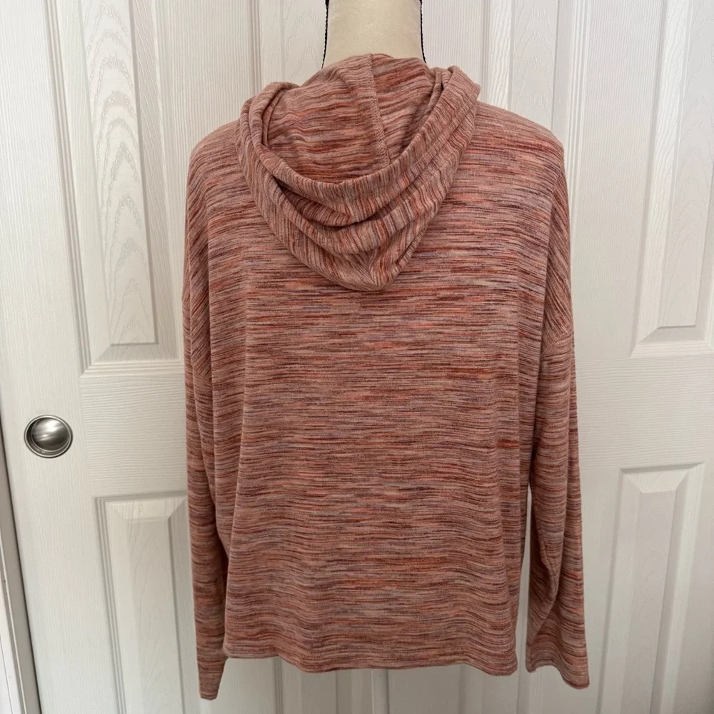 Loft Outlet Lounge Hooded Drawstring Lightweight Sweater Size L #2139